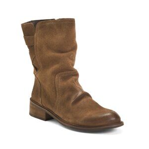 MIZ MOOZ Taupe Made In Spain Suede Demy Boots